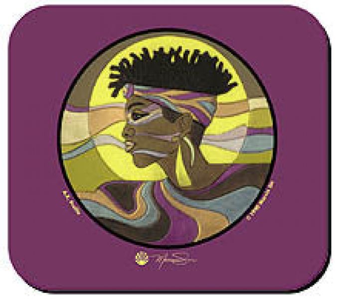 A K Profile Black Art Mousepad